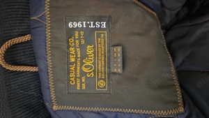 S oliver Winterjacke Parka Gr. M,blau-grau