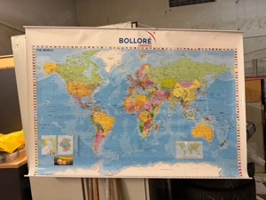 Weltkarte zum Aufhängen