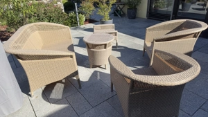 Gartengarnitur Loungemöbel von RAUSCH mit Kissen und Abdeckung