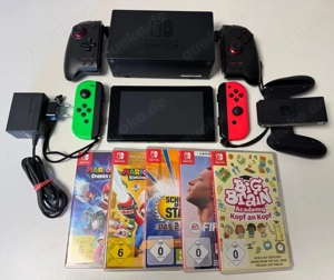 Nintendo switch 1 spielkonsole mit spiel und tasche