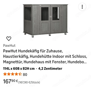 Hundebox Möbeldesign.  Brandneu. Bereits montiert 