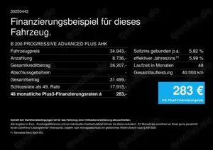 Mercedes-Benz B 200 PROGRESSIVE ADVANCED+ AHK SOUND AMBIENTE Bild 2