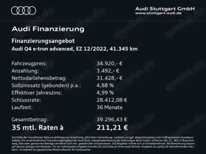 Audi Q4 e-tron Q4 50 e-tron quattro advanced AHK virtCo Kamera Bild 2
