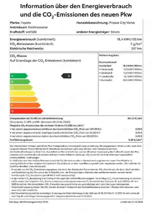 Toyota Proace City Verso L1 Electric 50 kWh Teamp. *GARANTIE,BI-LED Bild 2