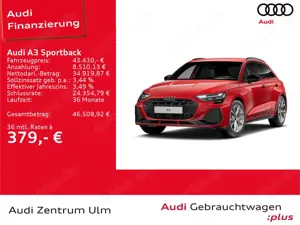 Audi A3 S-Line Black 45 TFSI e AHK NAVI RFK