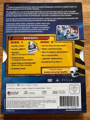 DVD Disney Pixar Wall-E Special Edition Bild 2