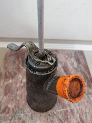 Alte Pressol Spezial No. 2 Ölkanne Pumpöler - Orange Bild 4