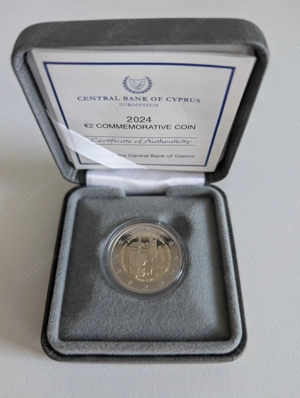 RARITÄT: 2 Euro Zypern 2024 PROOF   20 Jahre EU-Beitritt   Nur 7.000 Expl.!