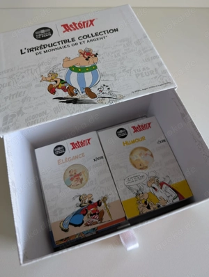 Komplett-Set: 10 Euro Asterix 2022 Silbermünzen-Serie (18 Münzen) im Sammelalbum   Unzirkuliert
