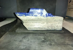 natürliche Lapislazuli Freiform Edelstein schiff Skulptur 