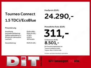 Ford Tourneo Connect 1.5 TDCi/EcoBlue Klima Navi Bild 3