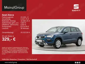 SEAT Ateca 1.5 TSI Style AHK ACC Kam. ACC CarPlay SHZ
