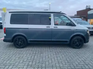 Volkswagen T6 Caravelle Bulli Salty Blue Camper Aufstelldach Bild 5