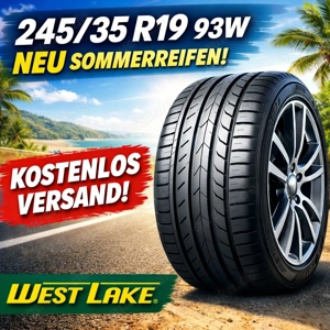 245 35 R19 93W NEU Sommerreifen KOSTENLOS VERSAND Westlake