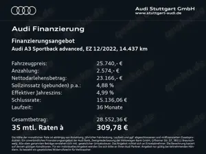 Audi A3 40 TFSI e advanced Standklima LED Bild 2