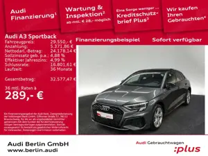 Audi A3 40 TFSI e S line S tr. RFK LED NAVI