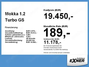 Opel Mokka 1.2 Turbo GS LINE LED+SHZ+Kamera+PDC+ Bild 2