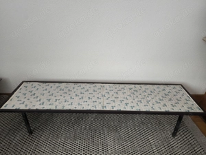 Blumenbank Mosaik Retro Vintage Eisen