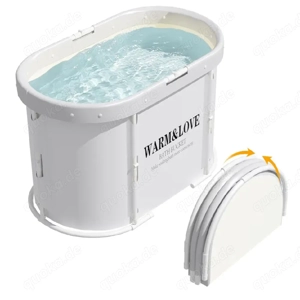 Faltbare Badewanne für Erwachsene und Kinder 