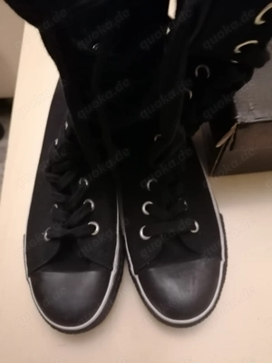 High Zipper Schuhe Gr. 37 Damen NEU