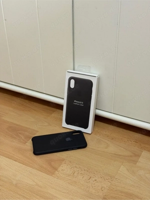 iPhone XS Lederhülle Schwarz mit OVP   sehr guter Zustand
