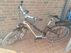 E Bike Falter Trapez mit zwei Akkus und Zubehör 