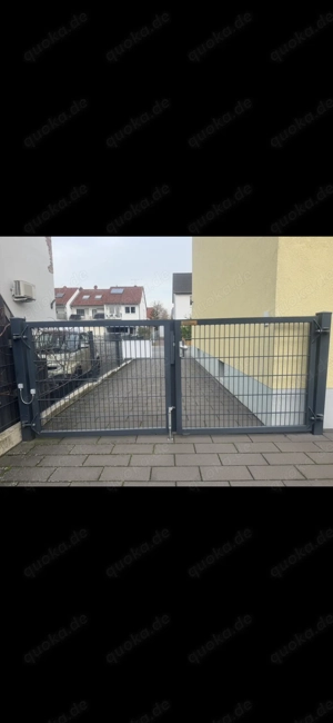 Doppelstabmattenzauntor 3m breit 1,2m Hoch