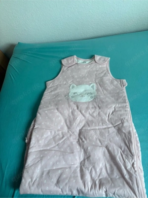 Babyschlafsack 110cm rosa mit Tiermotiv 24-30 Monate