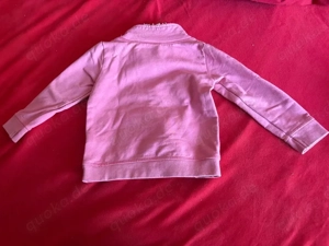 Rosa Kinderpullover Gr. 86 Topomini Rentier-Motiv Bild 2