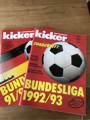 Kicker Sportmagazine Sonderhefte von 1976 77 - 1992 93
