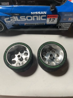 Slotcar Mini-Z 1:24 Nissan GTR Calsonic Impul R35 Bild 5