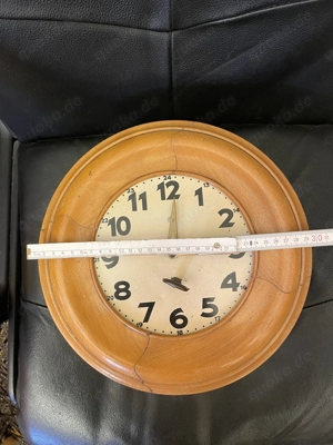 Wanduhr Junghans um 1900  Bild 2