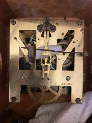 Wanduhr Junghans um 1900  Bild 5