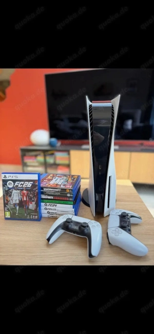 sony Playstation 5 spielkonsole mit sammlung disk-spiel mit 2 controller 