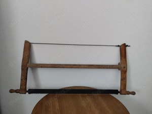 Alte antike Bügelsäge