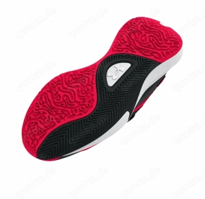 neu & ungetragen: Under Armour LOCKDOWN 7 LOW - Basketballschuh - red - Größe 45 Bild 4