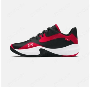 neu & ungetragen: Under Armour LOCKDOWN 7 LOW - Basketballschuh - red - Größe 45 Bild 3