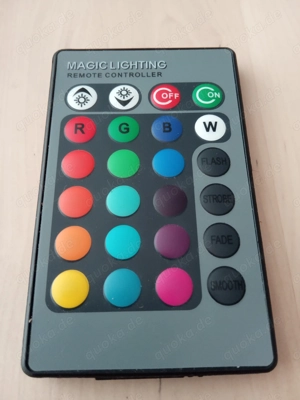 RGB, Einbaustrahler, 230V, Fernbedienung, Aluminium