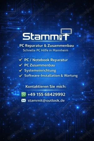 PC Reparatur Mannheim | Schnell & Zuverlässig | Hardware & Software