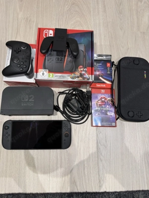 nintendo switch 2 + Mario kart world Konsole mit Zubehör 
