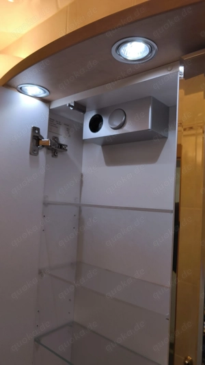 WC Möbel - Set Badmöbel in Beige mit 2x Handtuchhaltern Bild 9