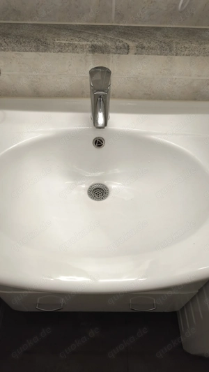 Badmöbel - Set WC Möbel in Weiß ohne Waschmaschine gut erhalten Bild 6