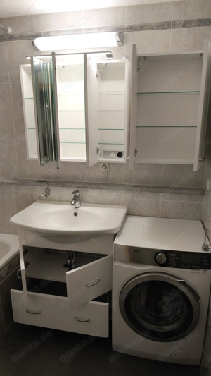 Badmöbel - Set WC Möbel in Weiß ohne Waschmaschine gut erhalten Bild 2