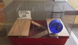 Nagerkäfig mit Zubehör