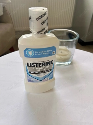 Listerine Advanced White Mundspülung 500 ml Zahnaufhellung Plaque Entferner Neu
