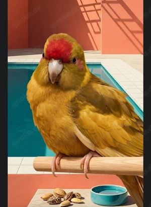  Erwachsene Ziegensittiche 