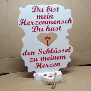 Schild mit Text Dekoration 