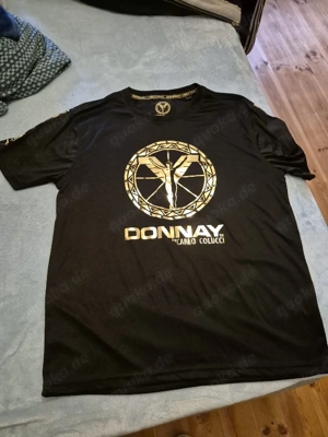 Donnay Carlo Colucci T-Shirt Schwarz Gold M wie neu Rar