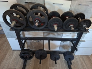 Komplett set Gewichtsscheiben