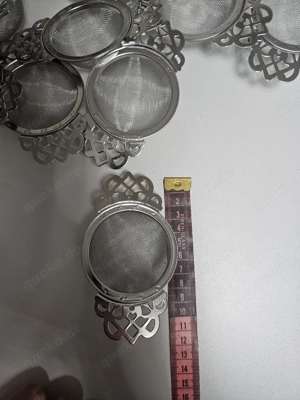 12 Stück Teesiebe aus Metall   ca. 12 cm (neu) Bild 2